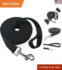 Nylon Training Dog Leash for Small Medium Large Dogs, 15ft 20ft 30ft 50ft Lon...