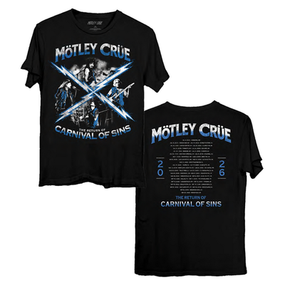 #ad #ad Motley Crue The Return Of Carnival Of Sins 2026 North American Tour T shirt $24.99