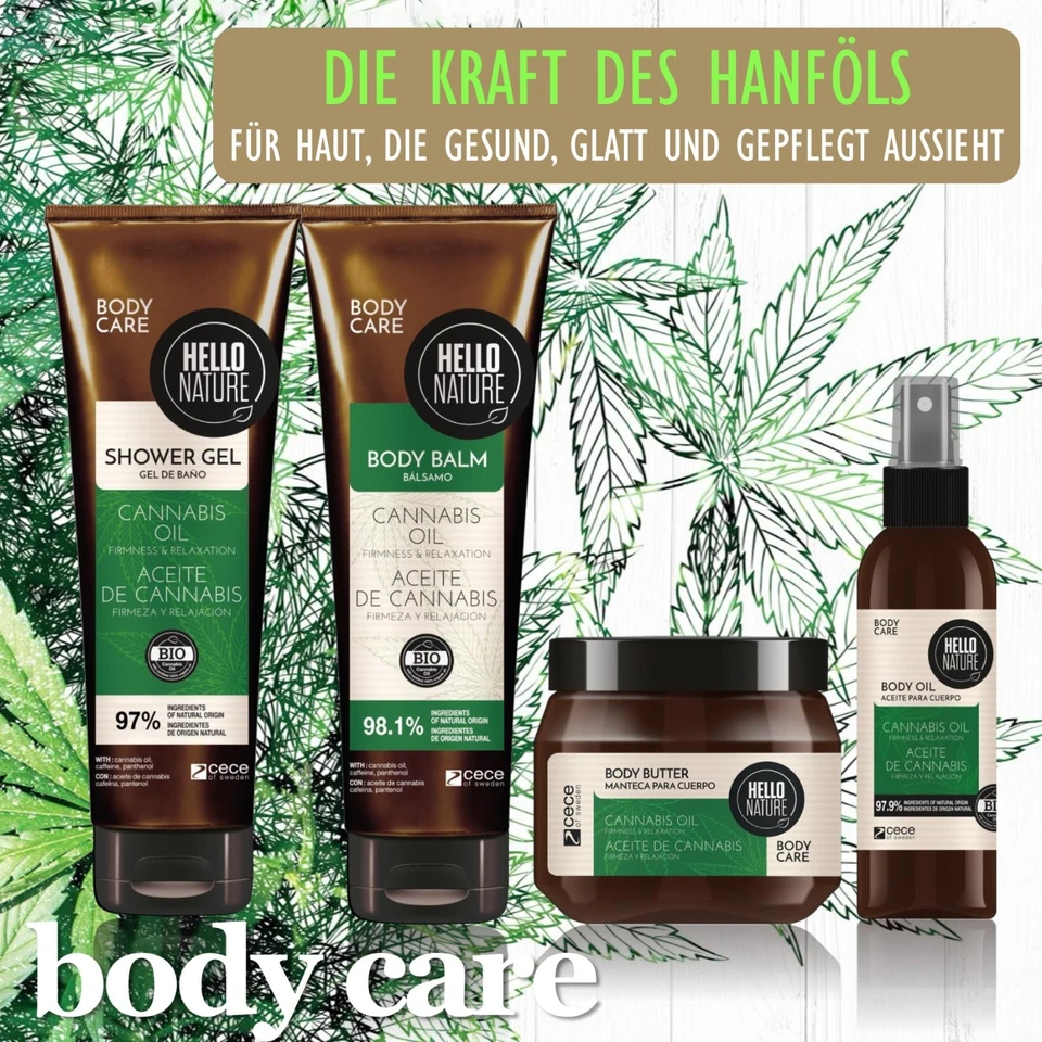 Body Butter Körperbutter Körpercreme Hautpflege Cannabis Bio-Hanföl Vegan - Bild 2 von 4
