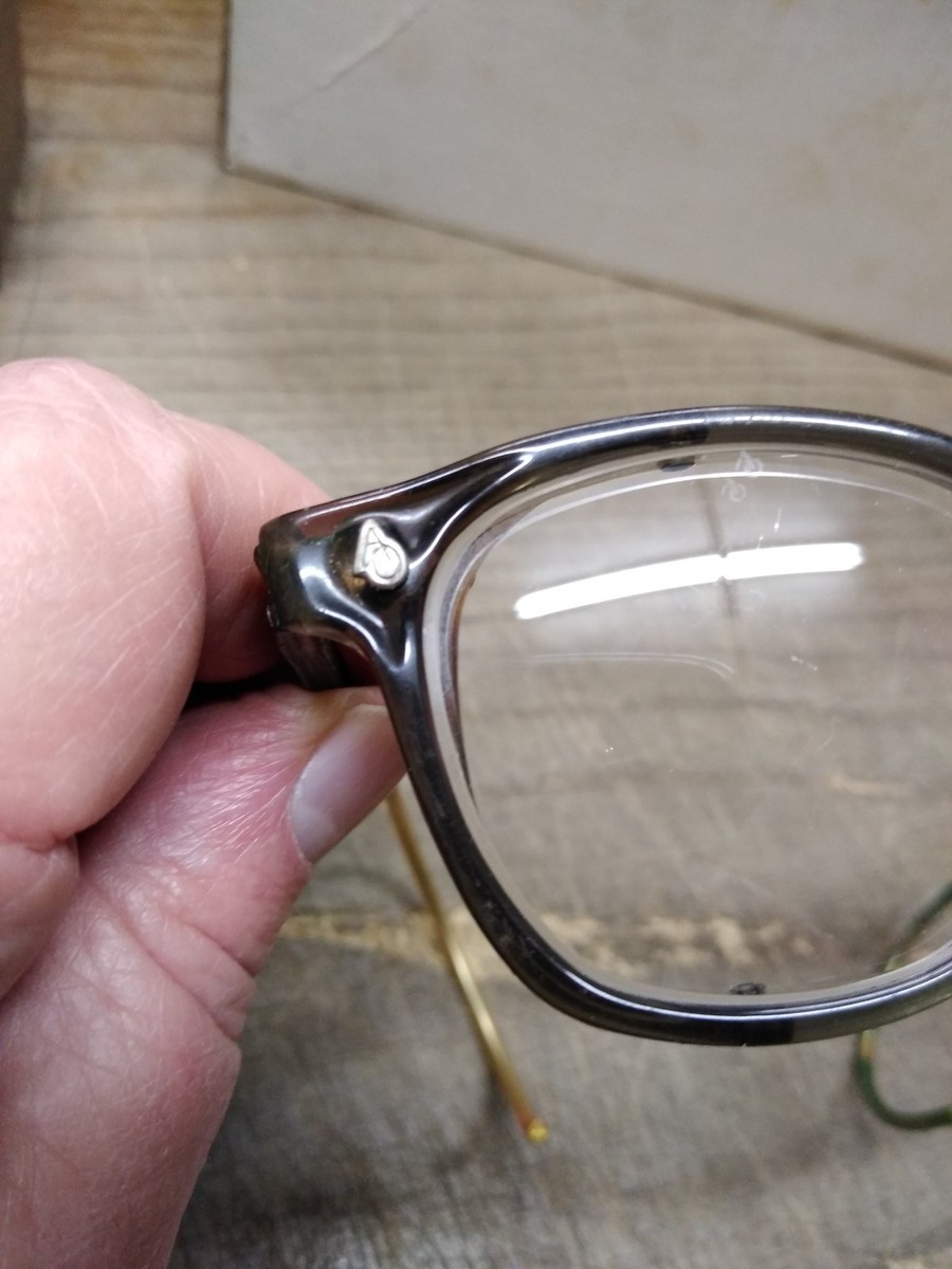 Vtg 1940's AO American Optical Safety Glasses Goggles Side Mesh