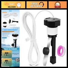 "Upgraded Pool Flow Switch Assembly for Salt Chlorine Generators - 15ft Cable, M