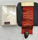 Vintage Mexican Republic Firefighter Ribbon Pin 1.64 lbs — photo 1