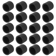 20pcs RCA Anti Dust Plug Dustproof Cover RCA Port Stopper Protector, Black