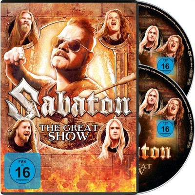 SABATON The Great Show LIMITED BLU-RAY+DVD 2021