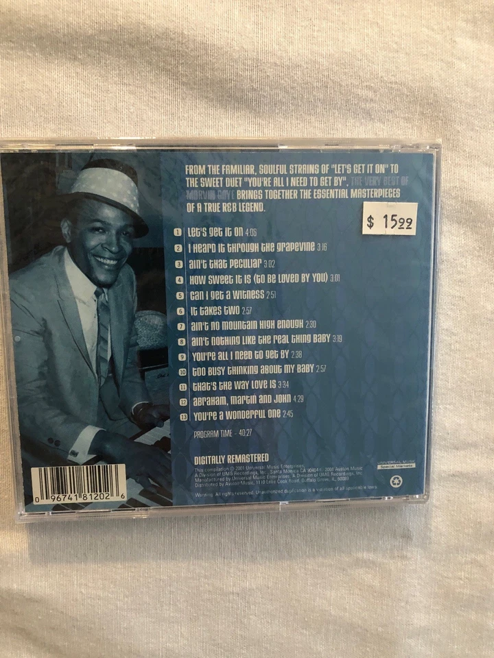 The Very Best of Marvin Gaye by Marvin Gaye (CD, 2001) - Image 3 of 3