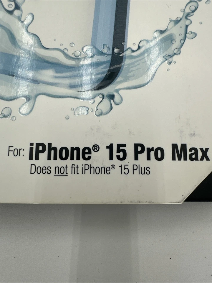 Guante Corporal Marea Impermeable con Estuche MagSafe iPhone 15 Pro Max Azul Transparente Foto 2 de 4
