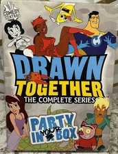 Drawn Together: The Complete Series - Party on Your Box (DVD, 2009, 6-Disc Set)