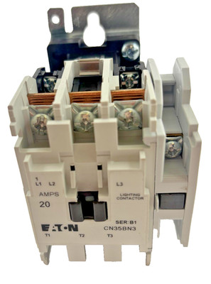 Eaton CN35BN3AB 20A 3 Pole Electrically Held Lighting Contactor 110/120 VAC Coil