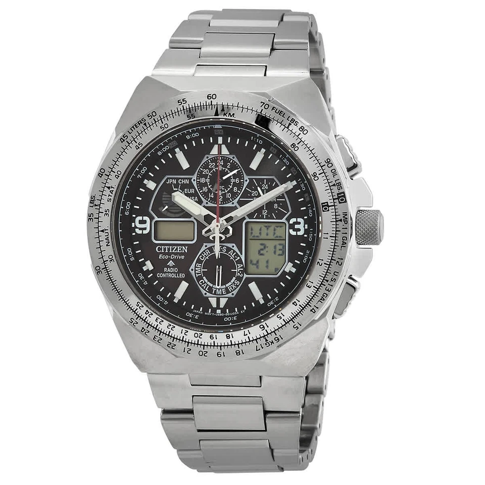 Citizen Promaster Skyhawk A-T Perpetual Chronograph GMT Analog-Digital Black