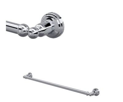 NEW Perrin & Rowe U.6941-APC Wall Mounted Edwardian 26  Single Towel Bar CHROME