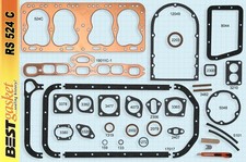 Best Full Gaskets Set Wcopper Head Cadillaclasalle 1937-1948 322 346 Flathead
