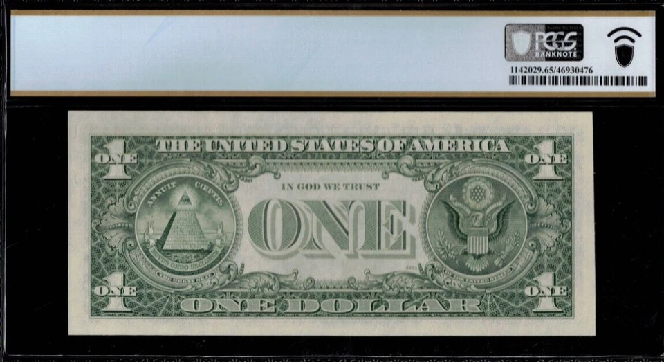 1981 $1 Federal Reserve Note PCGS 65PPQ wanted popular mule changeover notes - Image 3 of 4