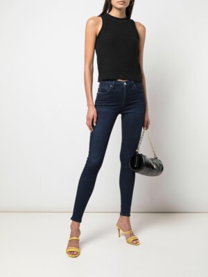 Citizens of Humanity Rocket Mid Rise Skinny Jeans Nebula Blue 28 $188