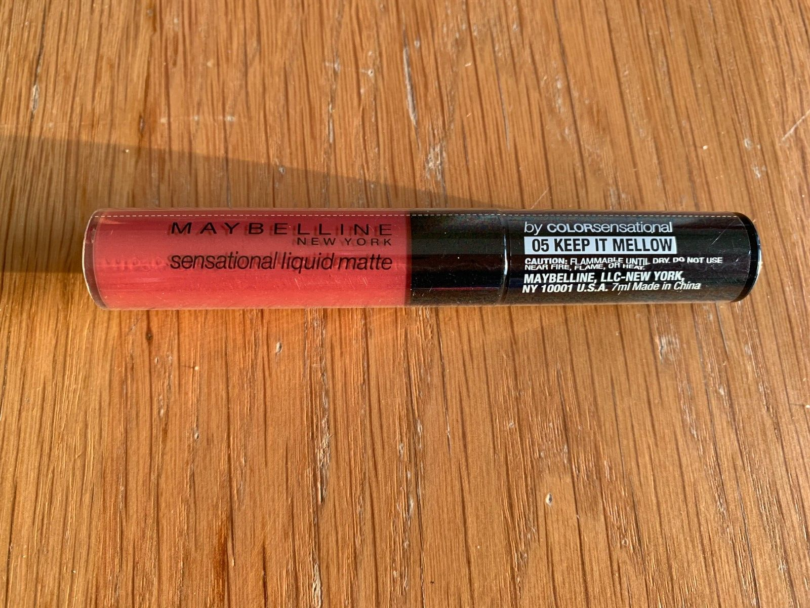 New & Sealed MAYBELLINE SENSATIONAL LIQUID MATTE LIPSTICK - KEEP IT MELLOW (05)