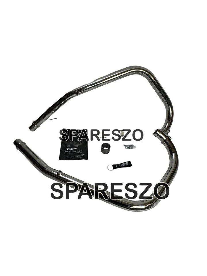 SILVER STALLION HEADER PIPE FIT FOR ROYAL ENFIELD INTERCEPTOR 650 & GT 650 - Image 3 of 4