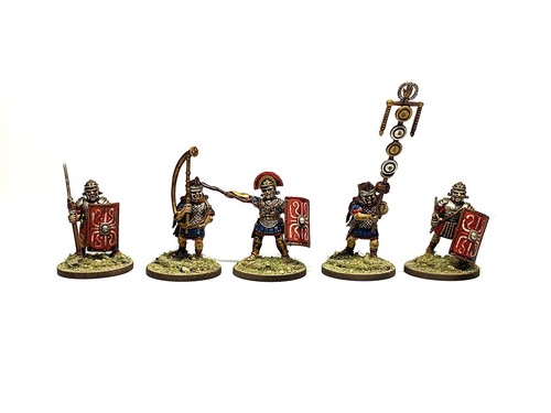 RÖMISCHE LEGIONÄRE ARMEE 30 28mm bemalt Tabletop historisches Kriegsspiel ANCIENT SPQR - Bild 7 von 9