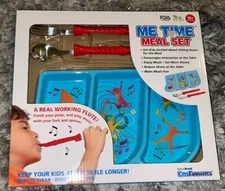 Urban Trend Kids Funwares Me Time Musical Dinner Plate & Utensil Meal Set