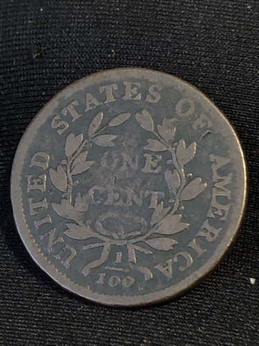 1807 draped bust large cent comet variety nice choice briwn copper - Picture 4 of 7