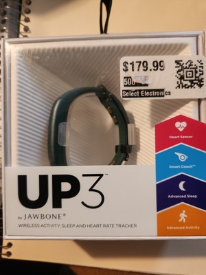 JAWBONE UP 3 and UP Move Wireless Activity Sleep and Heart Rate Tracker - Blue