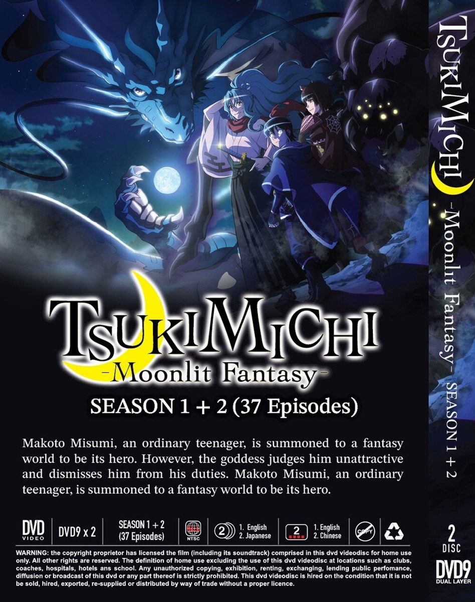 DVD ANIME TSUKIMICHI-MOONLIT FANTASY SEASON 1-2 VOL.1-37 END