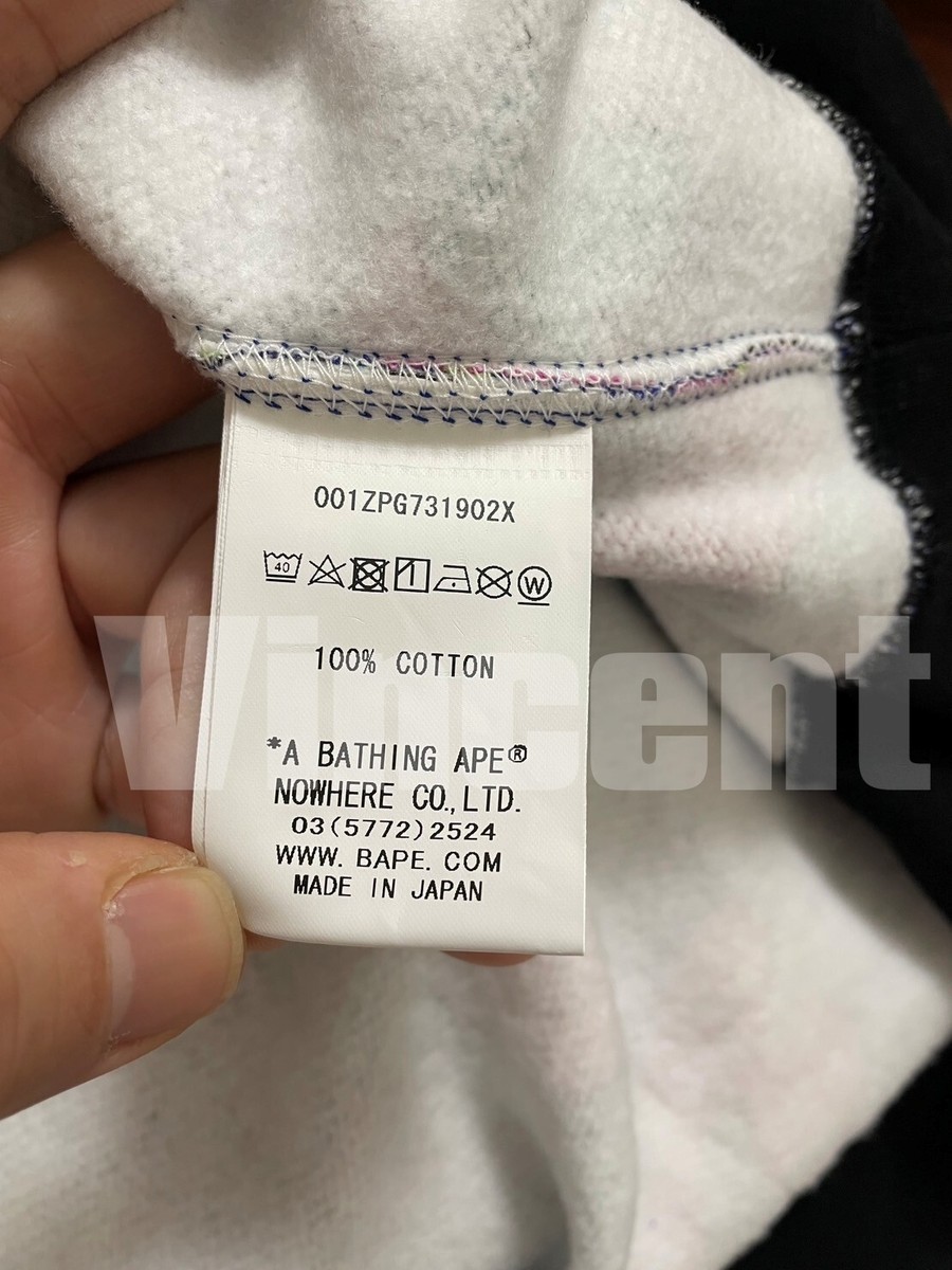 A BATHING APE BAPE X KID CUDI SHARK FULL ZIP HOODIE XXL 2XL