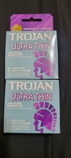Trojan Ultra Thin Ultra Sensitivity Lubricated Condoms 2 Packs Of 3 Count.