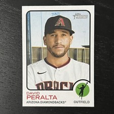 2022 Topps Heritage Baseball David Peralta Base #255 Arizona Diamondbacks