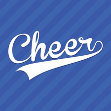 Cheer Vinyl Decal Sticker Cheerleading