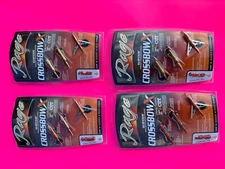 4 packs Rage CrossbowX Extreme mechanical crossbow Broadheads 100 Grain 2 BLADE