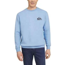 Quiksilver Men's Crew Neck Sweatshirt, Blue, Size M
