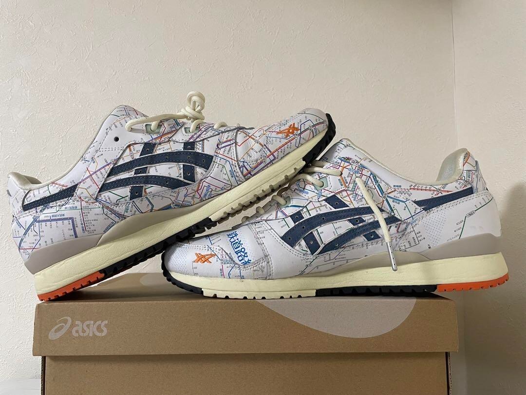ASICS GEL-Lyte III OG atmos Tokyo Subway sneaker shoes color white