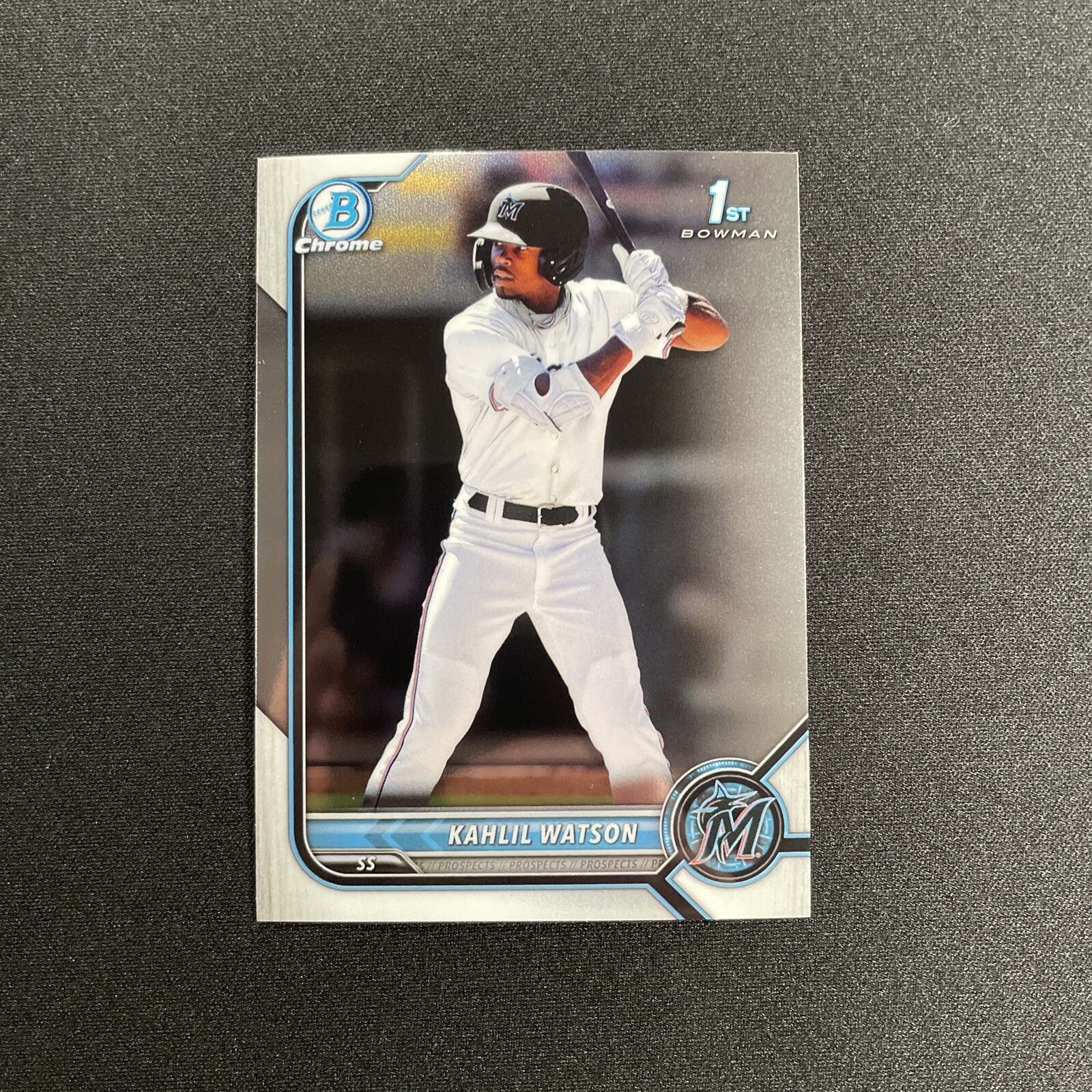 2022 Bowman Kahlil Watson 1st Bowman Chrome #BCP-3 Marlins