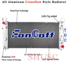 Aluminum Radiator Fit Chevy Silverado Gmc Sierra 1500 2500 Tahoe Yukon 34 W