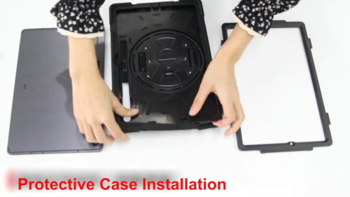 Strap Case For Samsung Galaxy Tab S9 FE S9 S8 S7 Stand Tablet Shockproof Cover - Video 1 of 1
