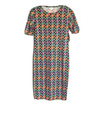 NWT Lularoe Julia Retro Geometric pattern sheath dress Size Small