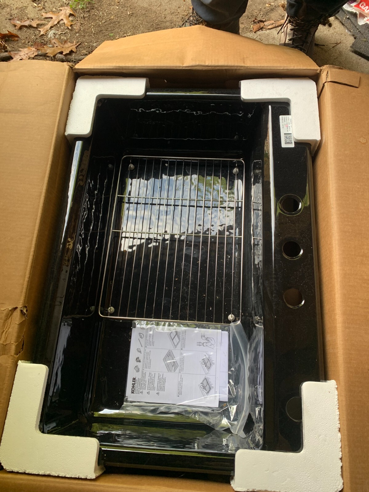 KOHLER K58714A27 Riverby Single Bowl TopMount Kitchen Sink with