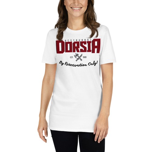 RESTAURANT DORSIA Short-Sleeve Unisex T-Shirt - 第 3/9 張圖片