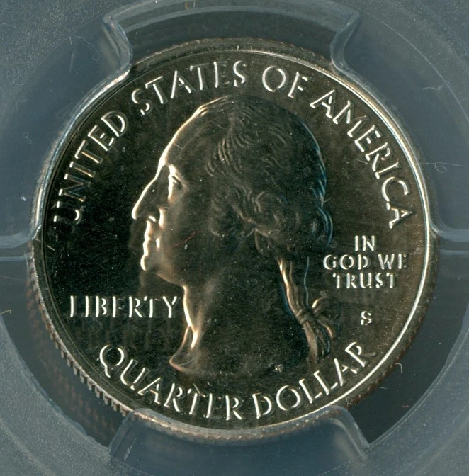 2014 S SHENANDOAH QUARTER PCGS MS67 MAC PL FINEST GRADE RARE .  - Image 3 of 4