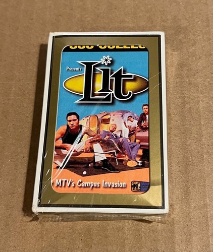 Lit - MTV's Campus Invasion RARE promo deck of playing cards – SEALED
