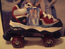 size 1 youth BRITNEY SPEARS SKECHERS 4 WHEELER ROLLER SKATES skate quad derby