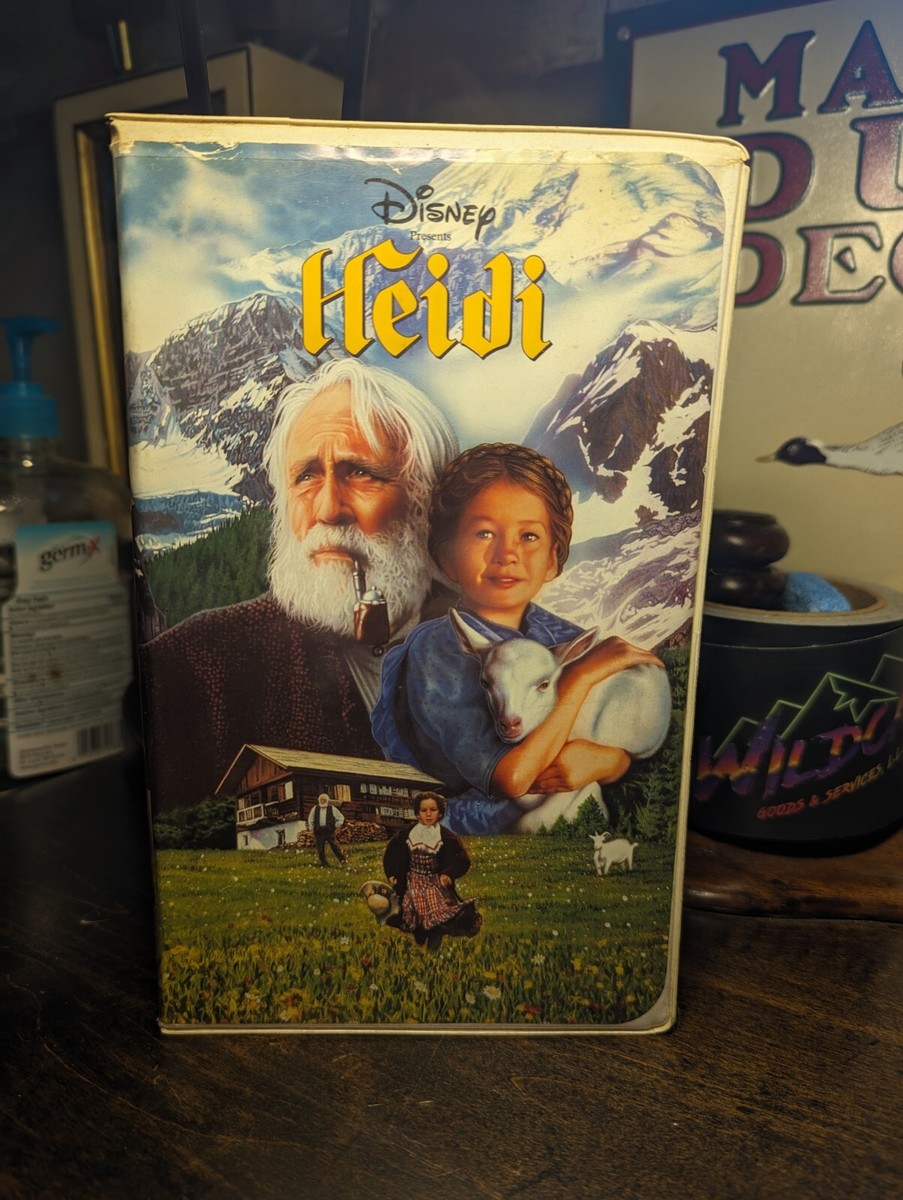 Disney's HEIDI (1993) VHS Clamshell w/ Mailers (Television Mini