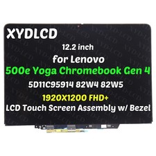 LCD Touch Screen Display WUXGA for Lenovo 500e Yoga Chromebook Gen 4 82W4000BUS