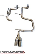 PIPE DYNAMICS - MK6 Golf 1.4 NON TURBO - CAT BACK PERFORMANCE EXHAUST STRAIGHT