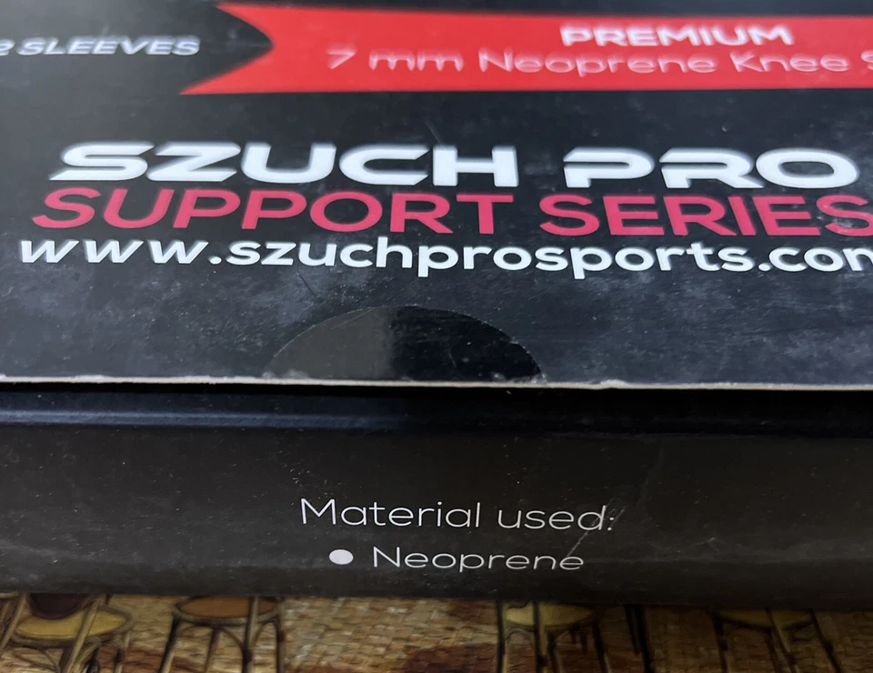 PREMIUM 7mm Neoprene Knee Sleeves Compression Support by SzuchPro New (S) - Image 3 of 4