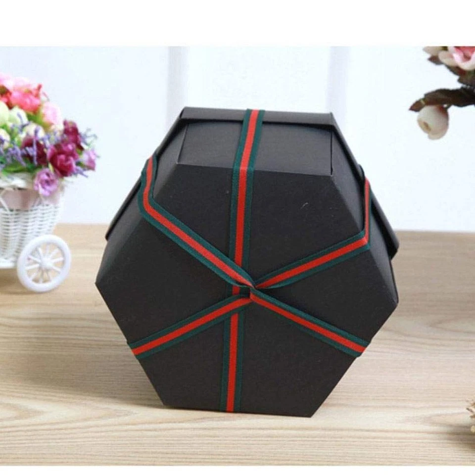 Caja de regalo sorpresa explosión aniversario álbum de recortes hágalo usted mismo álbum de fotos amor romántico Foto 2 de 4