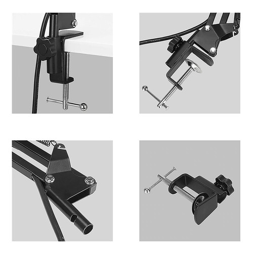 Microphone streaming condensateur support réglable accessoires Media-Tech - Photo 5/14