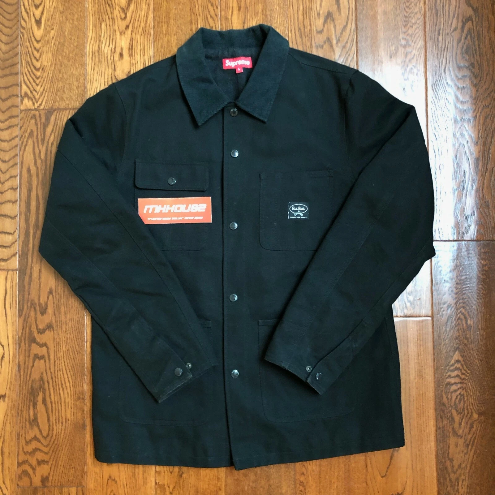Veste manteau vintage neuve Supreme Woolrich Woolen Mills laine corvée FW 2010 taille L