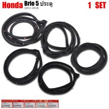 Fits Honda Brio 5Dr 2011 - '18 Set 4Door + Trunk Weatherstrip Rubber Seal