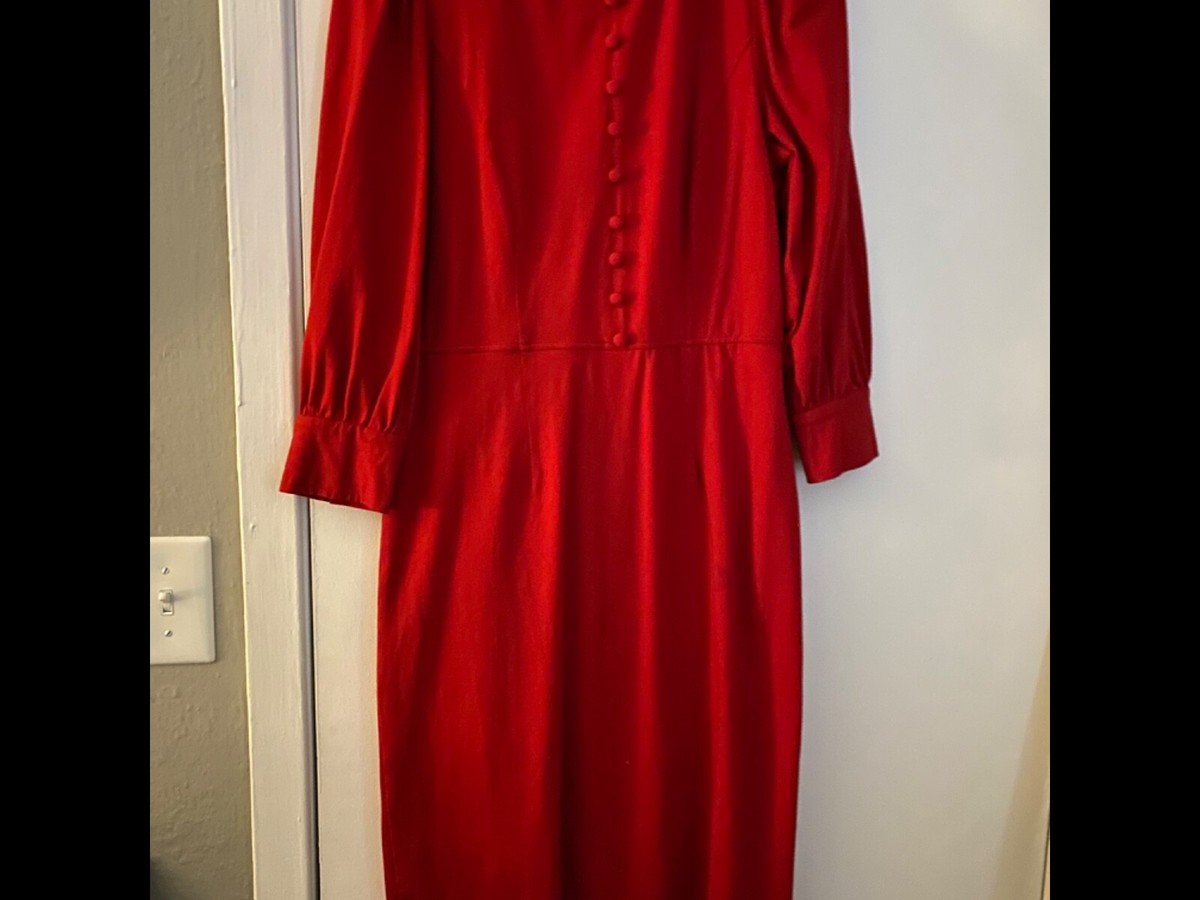 red dress with buttons Riley Red Belted Button Up Short Dress | Women's Clothing