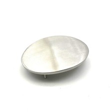 304L Stainless Steel Oval Plain Belts Buckles 35mm Leather Craft Belt Fitting